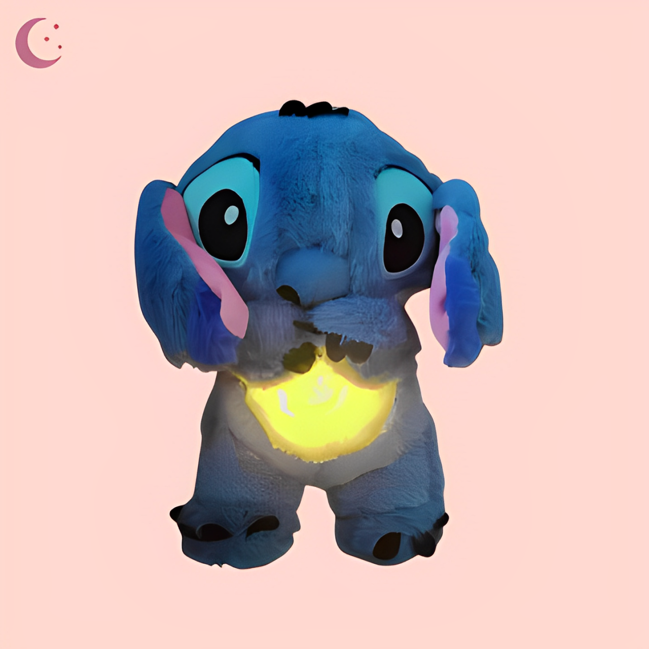 Stitch De Pelúcia Que Respira + Anel Anti-Ansiedade