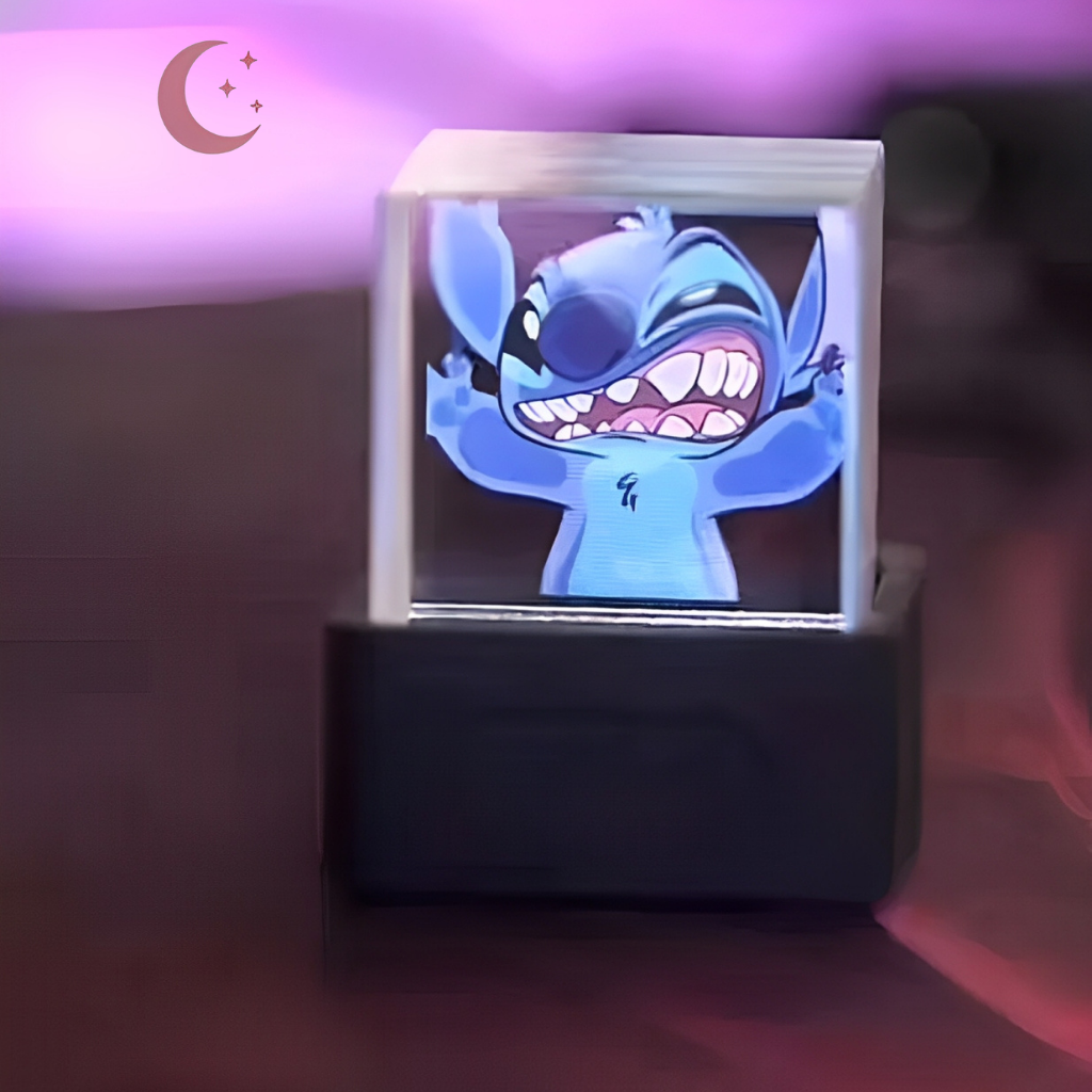 Cubo Holográfico 3D Stich